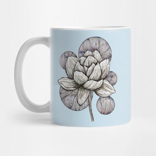 Lotus Flower Abstract III Mug